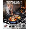 Cooks Standard Frying Omelet Pan, Classic Hard Anodized Nonstick 8-Inch/20cm