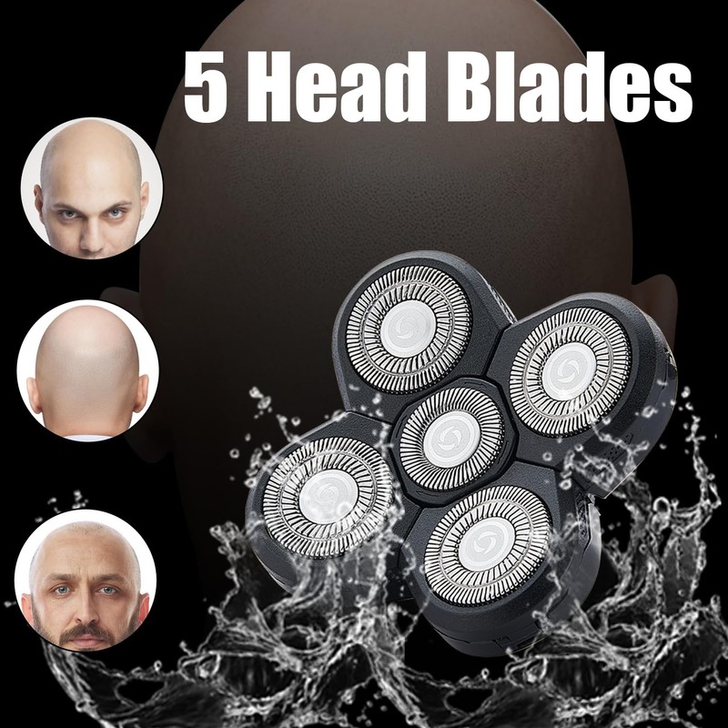 3PCS Shaver Replacement Blades Compatible with Freedom Bald Men Head