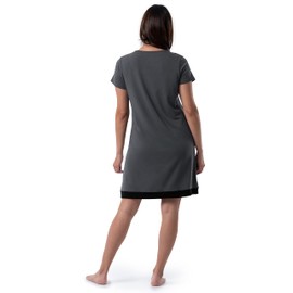Fruit of the Loom Women's Super Soft and Breathable Sleep Shirt, Soft Grey, 5X
