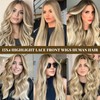 Belaved Lace Front Wigs Human Hair Highlight 13x4 Straight HD