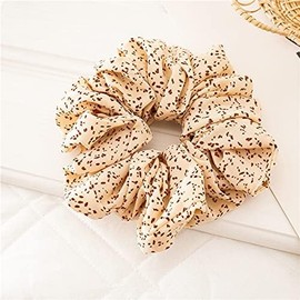 satin Oversized Scrunchie for Thick long Hair Scrunchy Bobbles Hair Ties Jumbo for Women Girls，Hair tie rope elastic rubber band headband accessory (Style 1, One size)