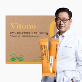 Bitono Vitono Dr. Lee Wang-jae Vitamin C 1000mg powder type made in England 60 sachets, 1 piece / 비토노 이왕재 박사 비타민C 1000mg 분말타입 영국산 60포, 1개