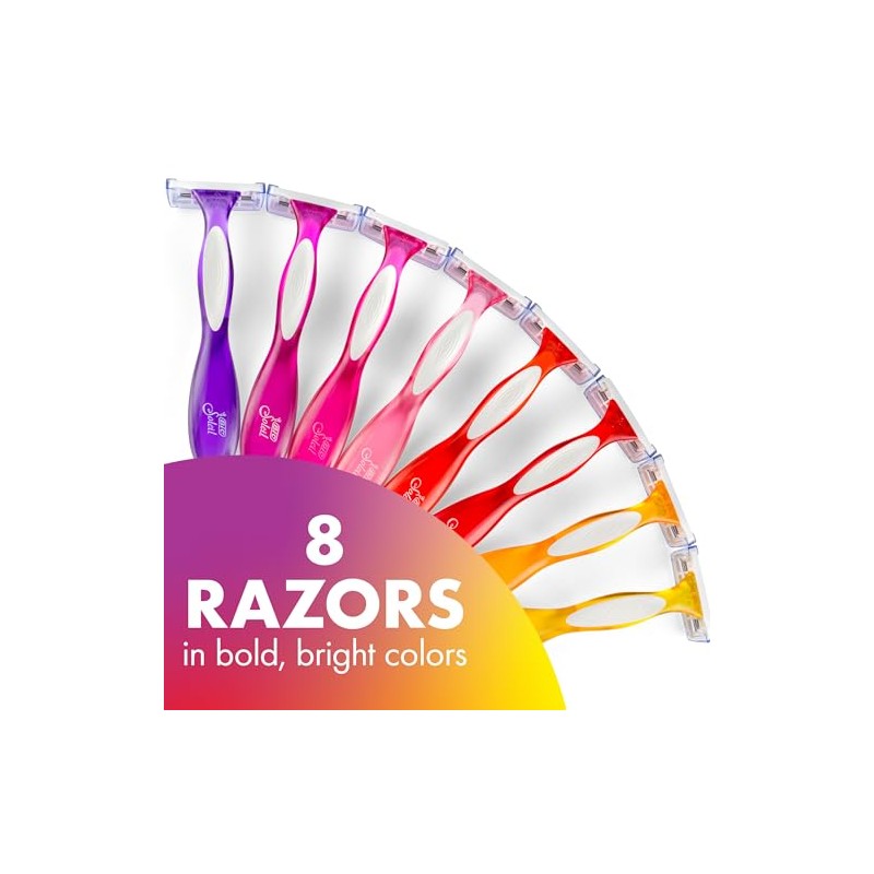 BIC Soleil Color Collection - Cuchillas de afeitar desechables para