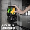 PREXISO Laser Level with Tripod Self Leveling 100Ft Rechargeable Line