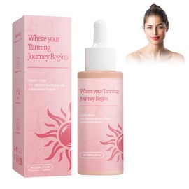 Sunless Tanning Drops To Drink,Drinkable Sunless Tanning Drops,Moisturizing Bronzing Tanner for Face and Body,Tanning Oil,Enhance Your Natural Skin Tone,For All Skin Types To Drink,Oral Drink