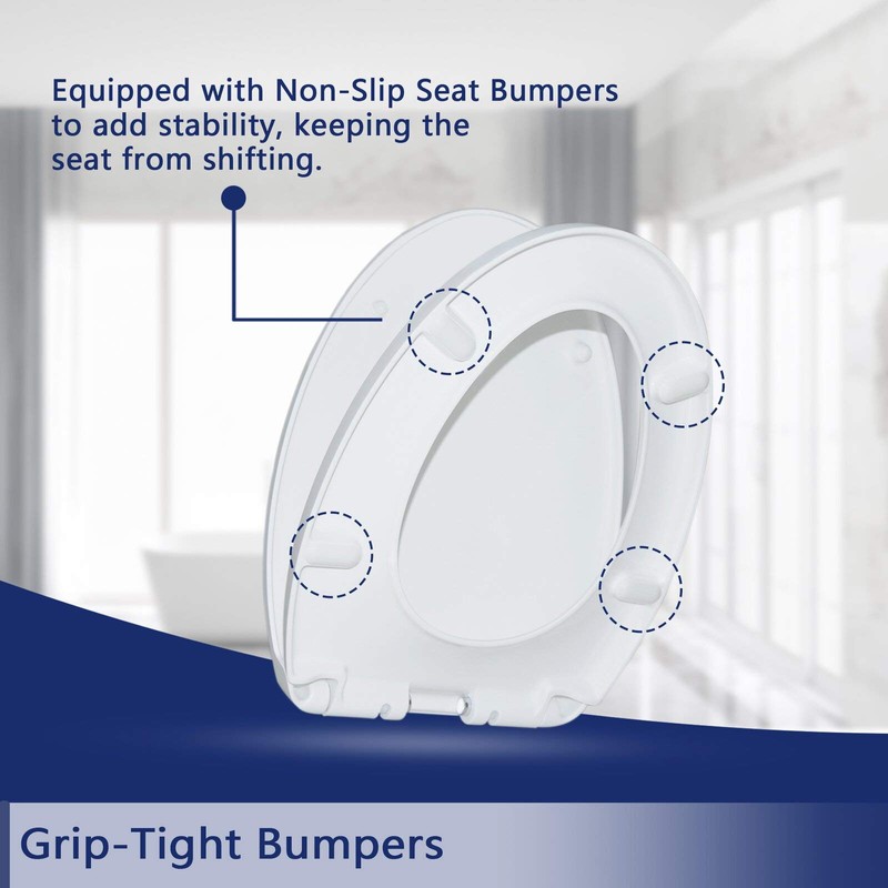 UF Toilet Seat for HOROW HWMT-8737 Elongated Toilet