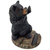 The Bridge Collection 5" Black Bear Cellphone Stand - Black