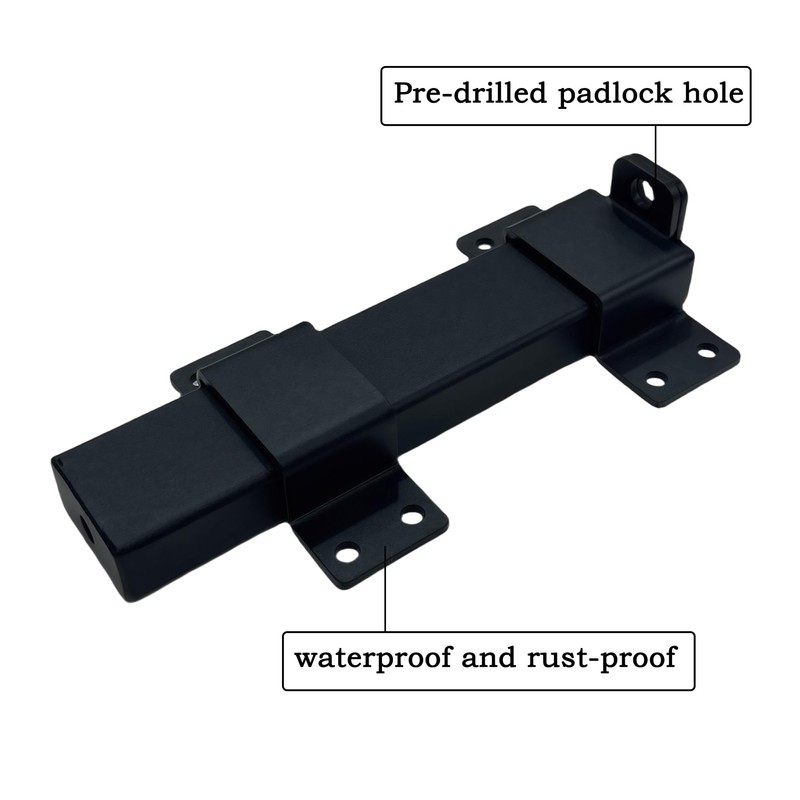 ANISUN Heavy Duty Security Slide Gate Latch with Padlock Hole