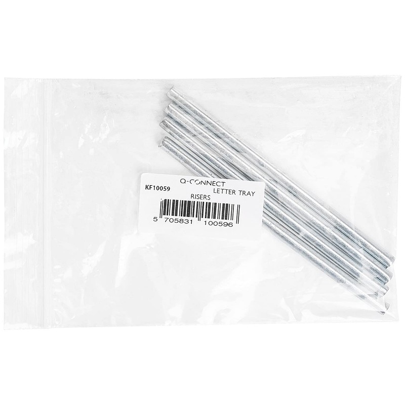 Q-Connect Risers Letter Tray (Set of 4)