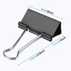 Ufmarine Extra Large Binder Clips 2 inch, (72 Pcs) Big