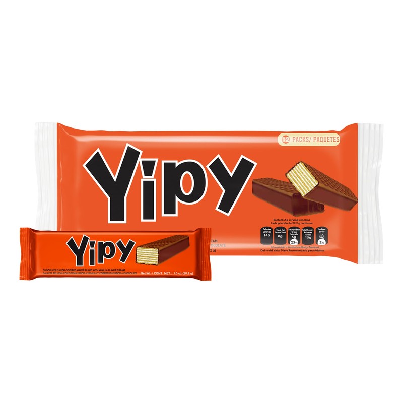 Pozuelo Yipy Wafers | Vanilla Wafers Covered in Chocolate |