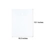 YESSART Vertical 10 x 13 Clear Large Plastic Envelopes Document