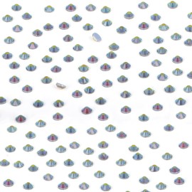 NCB 288pcs Hotfix Rhinestones Bulk, Crystal Hot Fix Rhinestones for Crafts Clothes DIY Decoration (Vitrail Medium, SS30 6.3mm)