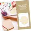 jojofuny 1 Set Apples Shaped Wooden Cutouts DIY Wooden Boards