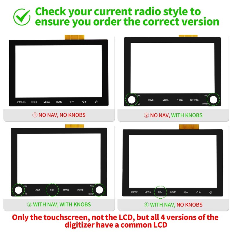 TsuperU 8" Touch Screen Replacement for 2019 2020 2021 Mitsubishi