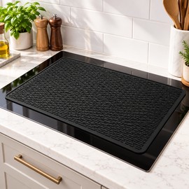 Silicone Stove Top Cover for Glass Cooktops – Extra Large Heat-Resistant Mat for Kitchen Counter & Dish Drying