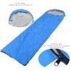 Adult Outdoor Envelope Sleeping Bag with Hood Waterproof for Camping