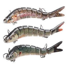 APIELE Artificial Bait, Fishing Lure, Fishing Lure, Wobbler, Pike Bait, for Zander, Perch, Trout, Swimbait, Freshwater Saltwater Fishing Tackle Fishing Gift