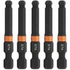 Railer Hex 3/16" Impact Driver Bit - 5 Pack (Hex