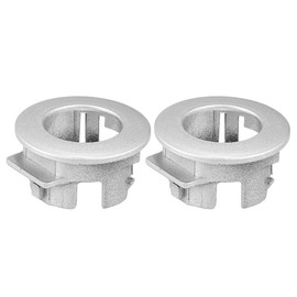 VekAuto 2 Pcs Parking Sensor Retainer Holder Compatible for Toyota, Durable Plastic Silver Tone Backup Parking Aid Assist Sensor Bracket