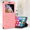 Shantime Viewable Window Leather Flip Case Compatible with AGM Glory