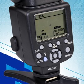 Ultimaxx TTL Flash with LCD for Nikon D7500, D500, D600, D610, D700, D750, D780, D800, D810, D850, D3100, D3200, D3300, D3400, D5100, D5200, D5500, D5600 Z30 Z5 Z6 Z6II Z6III Z7 Z7II Z8 Z9 & More