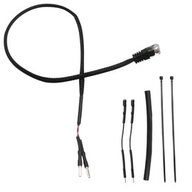 LQYLMY 14.7" RJ11 Radar Detector Mirror Wire Power Cord Hardwire Power Tap Compatible with Escort Uniden Beltronics Cobra Valentine One Radenso