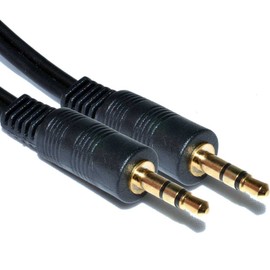 kenable 3.5mm Stereo Jack to Jack Audio Cable Lead Gold 0.5m [0.5 metres]