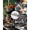 Hibbent Metal Pull Down Kitchen Faucet Head Replacement with 15