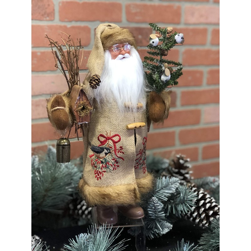 Santa's Workshop 8530 Chickadee Claus II Figurine, 15", Multi