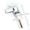 JZK Chrome Plated Toilet Flush Handle Replacement Side Action, Toilet