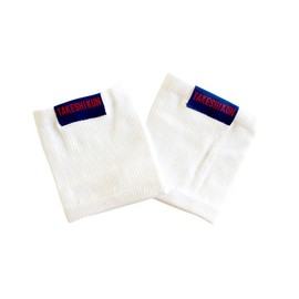 Mie Chemical NO.TK05-WH Bamboo Yarn Arm Cover 10 White