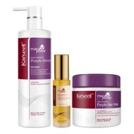 Karseell Color Eliminar Amarillo Mascarilla Kit 3en1