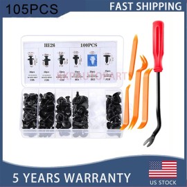Unbranded 105x For Nissan Fastener Box Set Bumper Fender Liner Push Type Retainer Clips