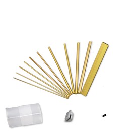 US STOCK Portable EDM Electrode SET (A1) for Broken Tap Remover Screw Extractor Machine's Electrode Tap Burner Brass Rod Sheet Electrode for EDM-8C and EDM-2000B Bolt Extractor Efficient Tap Removal