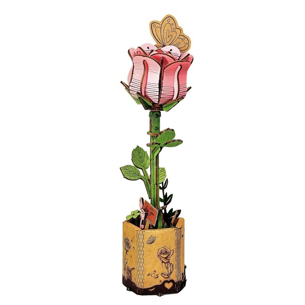 Craft Your Lab 3D Flower Puzzle Craft Kit for Adults,