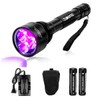 Waklyte Black Light UV Flashlight, High Power Blacklight Flashlight Rechargeable,