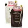 Allna Organic Shampoo and Conditioner Set, Each 400ml, Refill, Additive-Free,