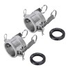 2 Pack Typc DC Camlock Fittings, Aluminum Cam Lock Fittings