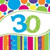 Creative Converting 18 Count Bright and Bold 30th Birthday Lunch