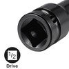 uxcell 1/2" Drive by 19mm Thin Wall Impact 6 Point