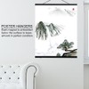MUNEFE 50Cm Magnetic Poster Hanger, Black Magnetic Poster Frames, Poster