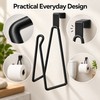 Metal Toilet Paper Holder for Bathroom – No-Drill Wall Mount