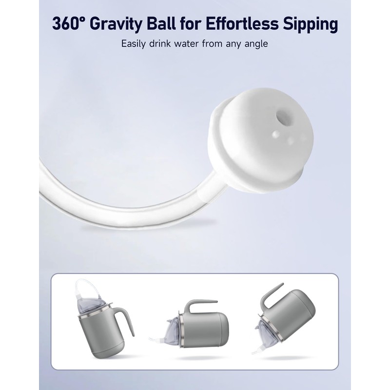 PILSAMAS Multifunctional Adult Sippy Cup for Elderly Spill Proof -