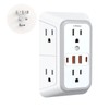 JcBlaon 6-Outlet Surge Protector Wall Charger with 4 USB Ports