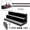 SOFEDY LED Lighted Liquor Bottle Display Shelf, 31inch LED Bar