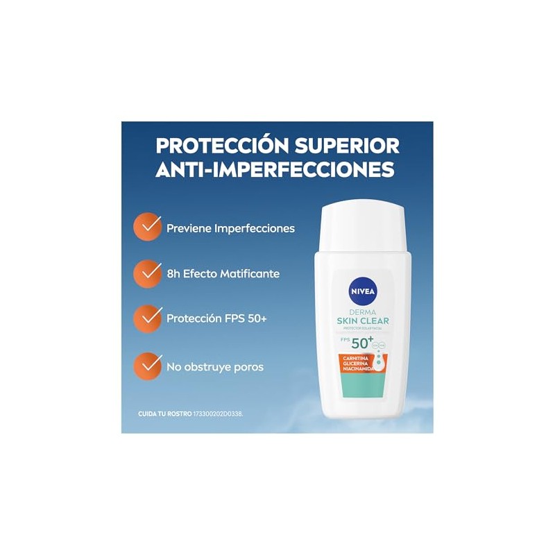 NIVEA Derma Skin Clear Fluido Diario Anti-imperfecciones 40ml