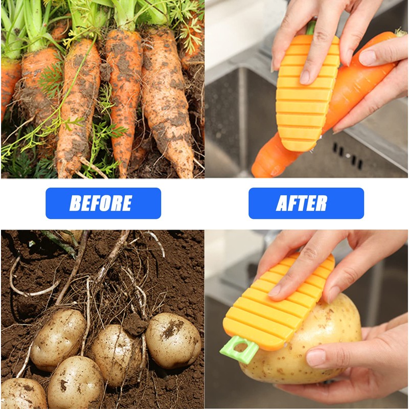 Vegetable Brush Set, Potato Scrubber Brush, Vegetable Brush Scrubber for
