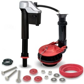 Korky Complete Toilet Repair Kit - Size: Large 3-Inch - Fixes: Running, Noisy, No/Slow Refill, and No/Weak Flush Toilets - Easy to Install, 5010MP