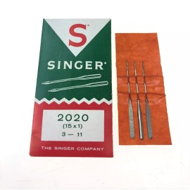 SINGER SET OF 3 Vintage SINGER Sewing Needles Size 11 Made in Germany 2020 15x1